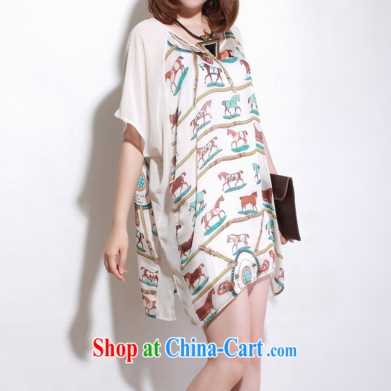 Director of the Advisory Committee summer is the XL women mm thick, long, bat sleeves snow woven shirts two-piece with a short-sleeved double-yi skirt cream loose all code, made the Advisory Committee (mmys), and, on-line shopping