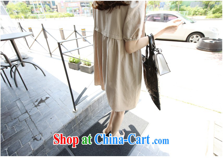 Anna and larger thick MM cotton the pregnant women dresses summer linen doll clothes the skirt is loose version dress card its color XXL pictures, price, brand platters! Elections are good character, the national distribution, so why buy now enjoy more preferential! Health