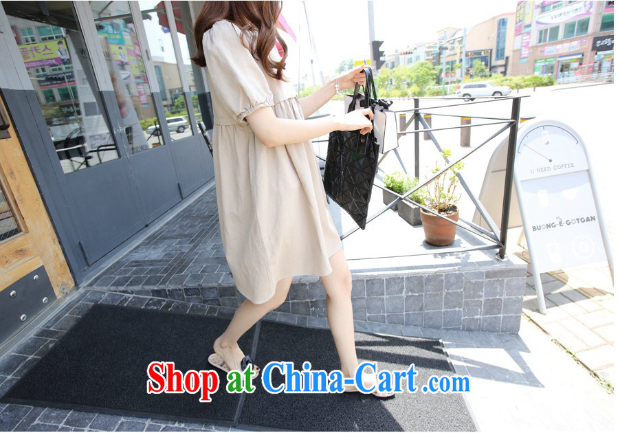 Anna and larger thick MM cotton the pregnant women dresses summer linen doll clothes the skirt is loose version dress card its color XXL pictures, price, brand platters! Elections are good character, the national distribution, so why buy now enjoy more preferential! Health