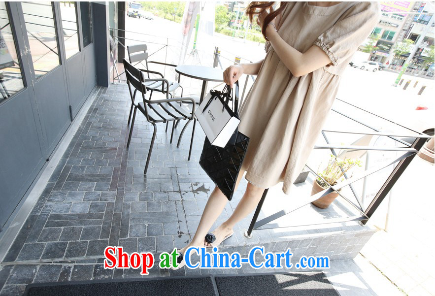 Anna and larger thick MM cotton the pregnant women dresses summer linen doll clothes the skirt is loose version dress card its color XXL pictures, price, brand platters! Elections are good character, the national distribution, so why buy now enjoy more preferential! Health