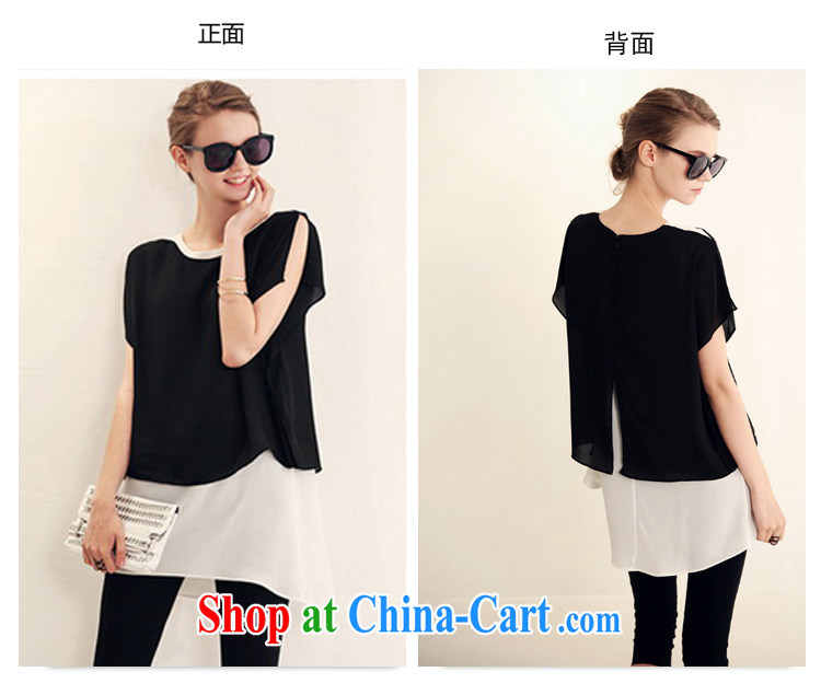 Anna of the ventricular hypertrophy, women with thick MM summer graphics thin short-sleeved T shirts 7 pants leisure two-piece black XXXL 130 - 140 pictures, price, brand platters! Elections are good character, the national distribution, so why buy now enjoy more preferential! Health