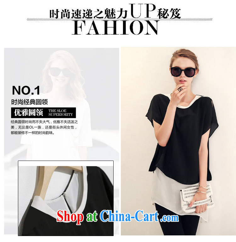 Anna of the ventricular hypertrophy, women with thick MM summer graphics thin short-sleeved T shirts 7 pants leisure two-piece black XXXL 130 - 140 pictures, price, brand platters! Elections are good character, the national distribution, so why buy now enjoy more preferential! Health