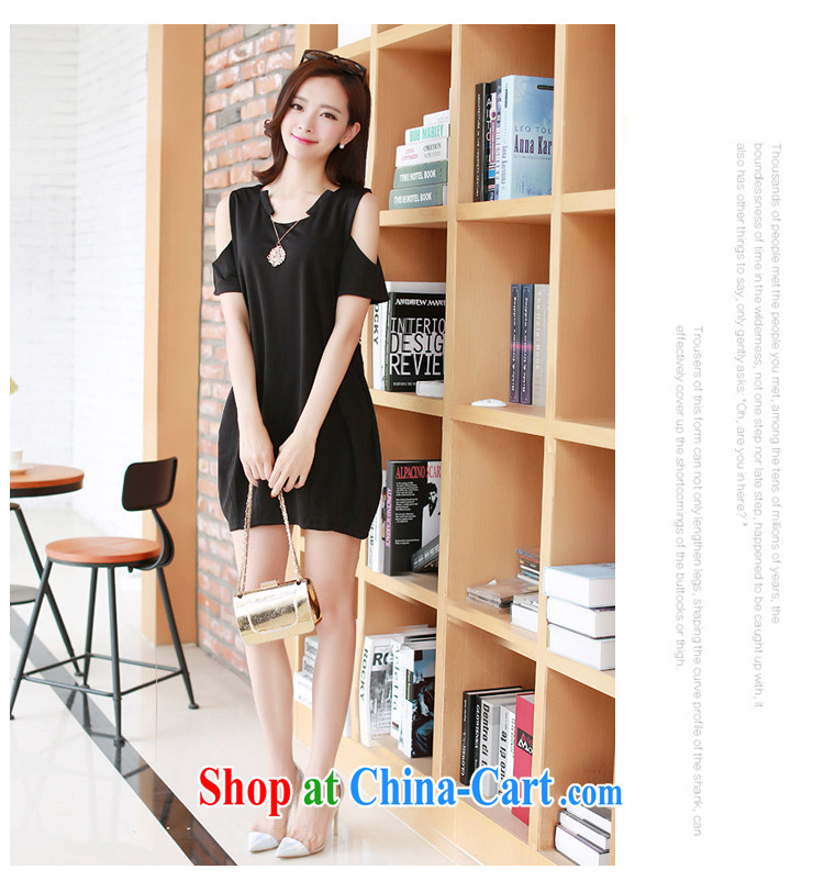Anna and mm thick King and indeed increase, female summer Jack thick sister dresses video thin short-sleeved T-shirt female black 1XL (120 jack to 140 jack) pictures, price, brand platters! Elections are good character, the national distribution, so why buy now enjoy more preferential! Health