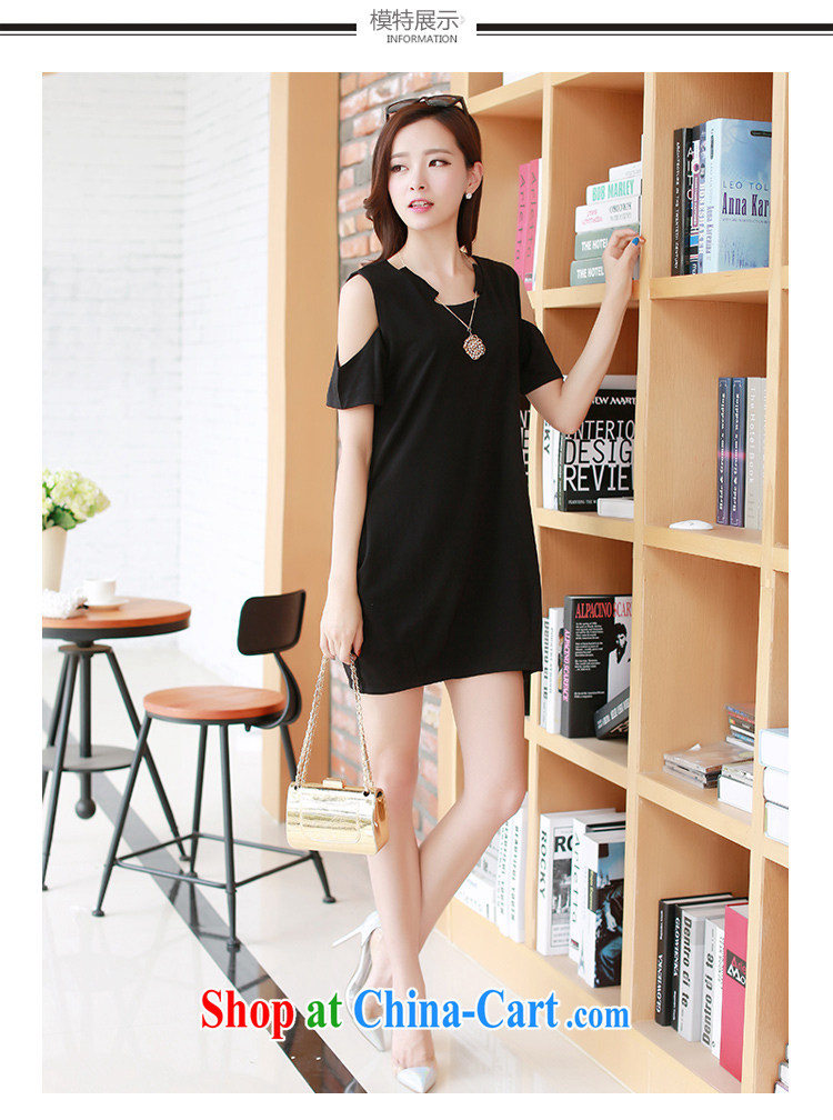 Anna and mm thick King and indeed increase, female summer Jack thick sister dresses video thin short-sleeved T-shirt female black 1XL (120 jack to 140 jack) pictures, price, brand platters! Elections are good character, the national distribution, so why buy now enjoy more preferential! Health