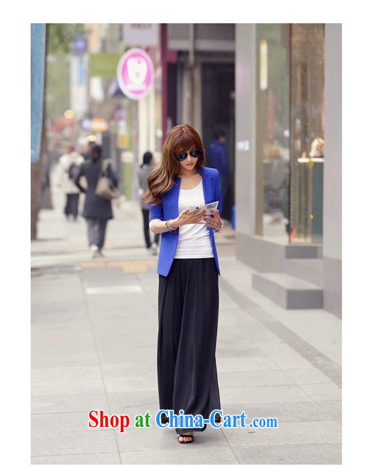 Crown Platinum 2015 Summer Snow woven Wide Leg pants and skirts trousers and indeed XL mm thick loose video Thin Black Elastic waist long pants blue XXXL pictures, price, brand platters! Elections are good character, the national distribution, so why buy now enjoy more preferential! Health