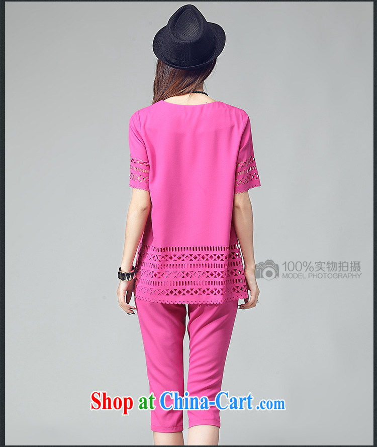 In prosperity and leisure fashion the code package girls summer 2015 new thick mm Openwork T-shirt with short sleeves elastic 7 pants two-piece red (shirt + pants) L pictures, price, brand platters! Elections are good character, the national distribution, so why buy now enjoy more preferential! Health
