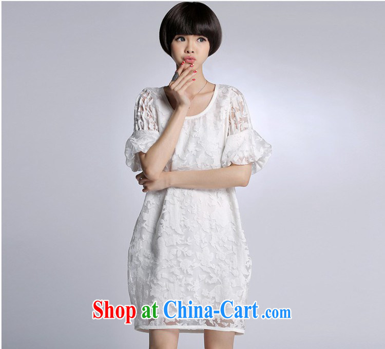 ZZ &FF 2015 summer new women with large, long, lace stitching relaxed dress girls summer 1106 LYQ white XXXL pictures, price, brand platters! Elections are good character, the national distribution, so why buy now enjoy more preferential! Health