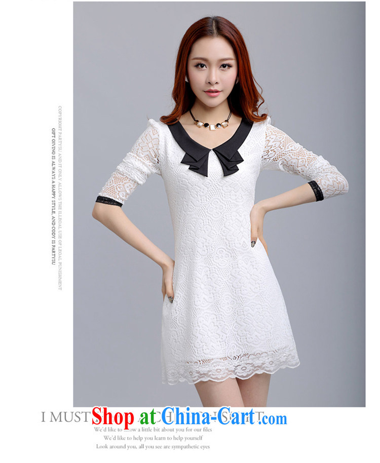 ZZ &FF 2015 summer new, larger female lace short-sleeved solid dresses female LYQ 583 black XXXL pictures, price, brand platters! Elections are good character, the national distribution, so why buy now enjoy more preferential! Health