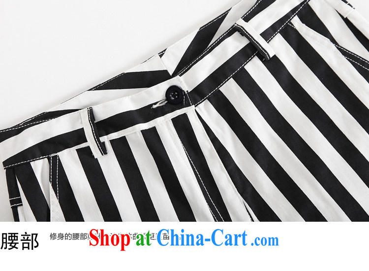 Summer 2015 new, the United States and Europe, female decoration, zipper pocket 9 pants mm thick zipper black-and-white striped pants black-and-white stripes 7 XL (200 - 220 ) jack pictures, price, brand platters! Elections are good character, the national distribution, so why buy now enjoy more preferential! Health