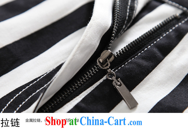 Summer 2015 new, the United States and Europe, female decoration, zipper pocket 9 pants mm thick zipper black-and-white striped pants black-and-white stripes 7 XL (200 - 220 ) jack pictures, price, brand platters! Elections are good character, the national distribution, so why buy now enjoy more preferential! Health