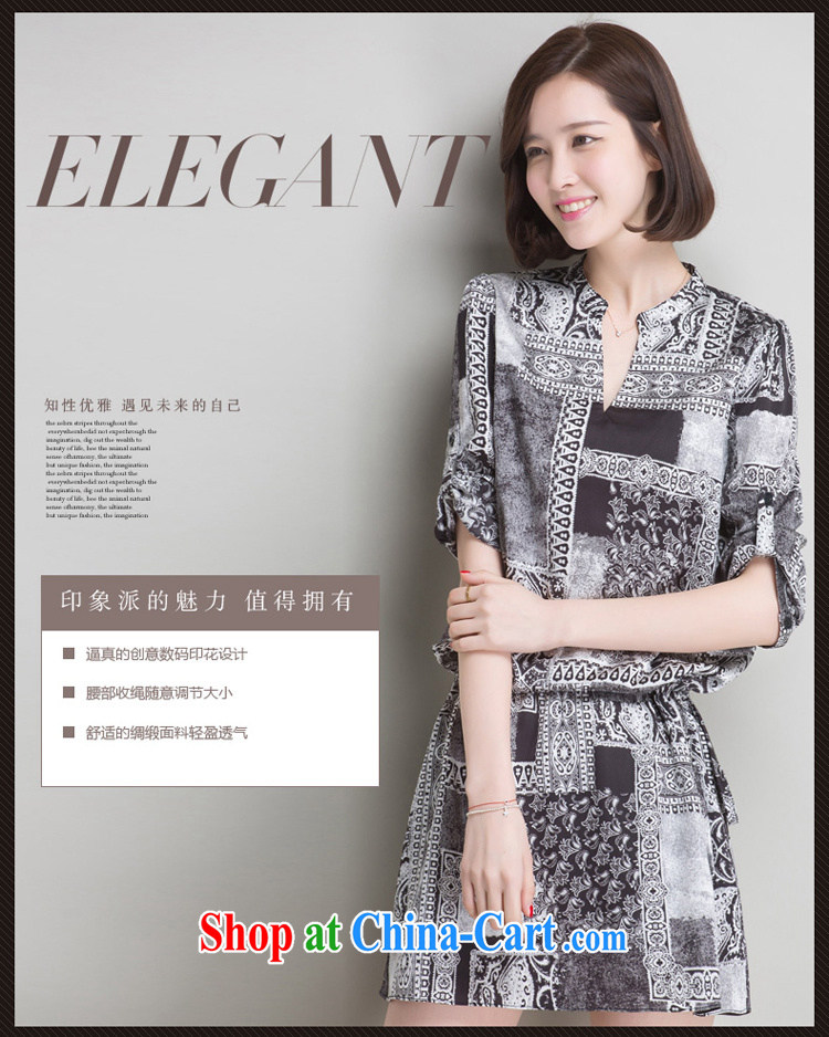 Tung-yuan 2015 summer new Korean version the code shirt collar female-waist short-sleeved dresses T 291 photo color L pictures, price, brand platters! Elections are good character, the national distribution, so why buy now enjoy more preferential! Health