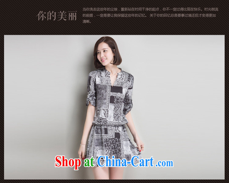 Tung-yuan 2015 summer new Korean version the code shirt collar female-waist short-sleeved dresses T 291 photo color L pictures, price, brand platters! Elections are good character, the national distribution, so why buy now enjoy more preferential! Health