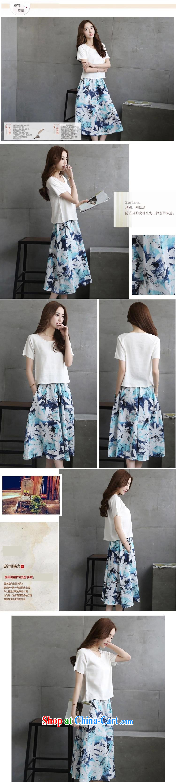 A woman summer 2015 Korean version of the new, female cotton the two-piece dress in antique long Kit skirt #N 9603 black XXL pictures, price, brand platters! Elections are good character, the national distribution, so why buy now enjoy more preferential! Health