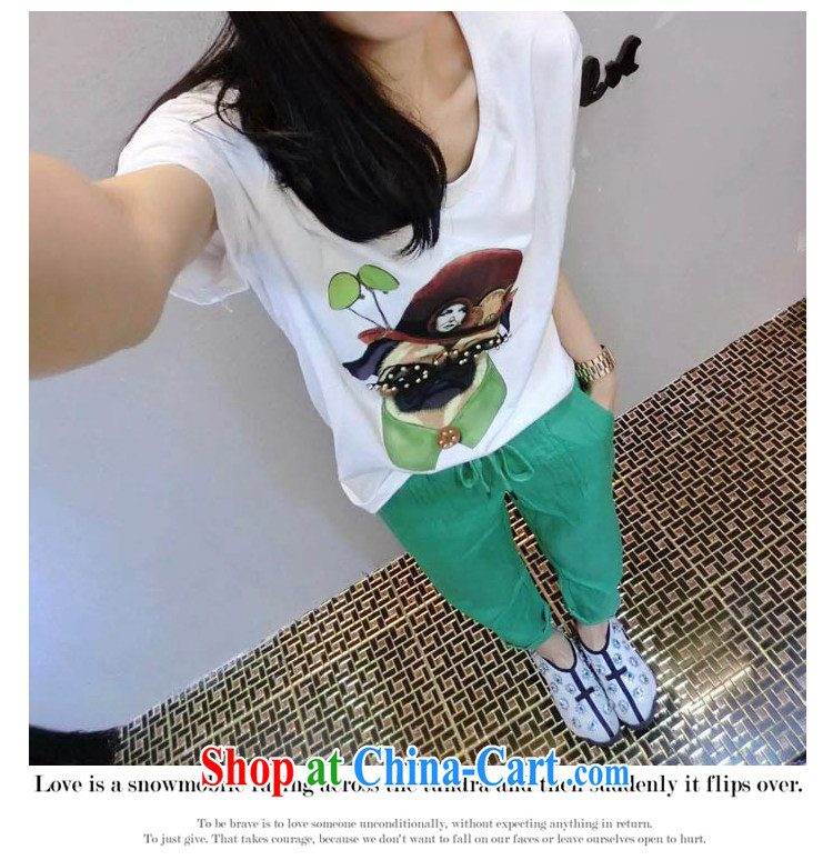 Elegant Greer Garson 2015 spring and summer new stylish female round-collar short-sleeve T shirt + 9 pants leisure two-piece women picture package S pictures, price, brand platters! Elections are good character, the national distribution, so why buy now enjoy more preferential! Health