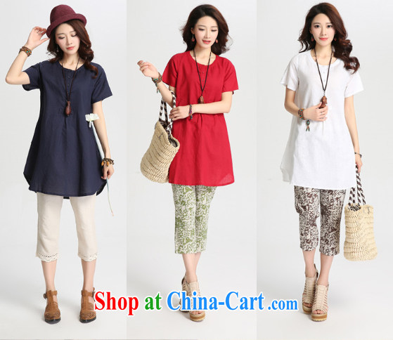 Love, summer 2015 with new, larger female cotton Ma loose video thin, long, arts, leisure T-shirt 8637 Tibetan cyan XXXXL pictures, price, brand platters! Elections are good character, the national distribution, so why buy now enjoy more preferential! Health