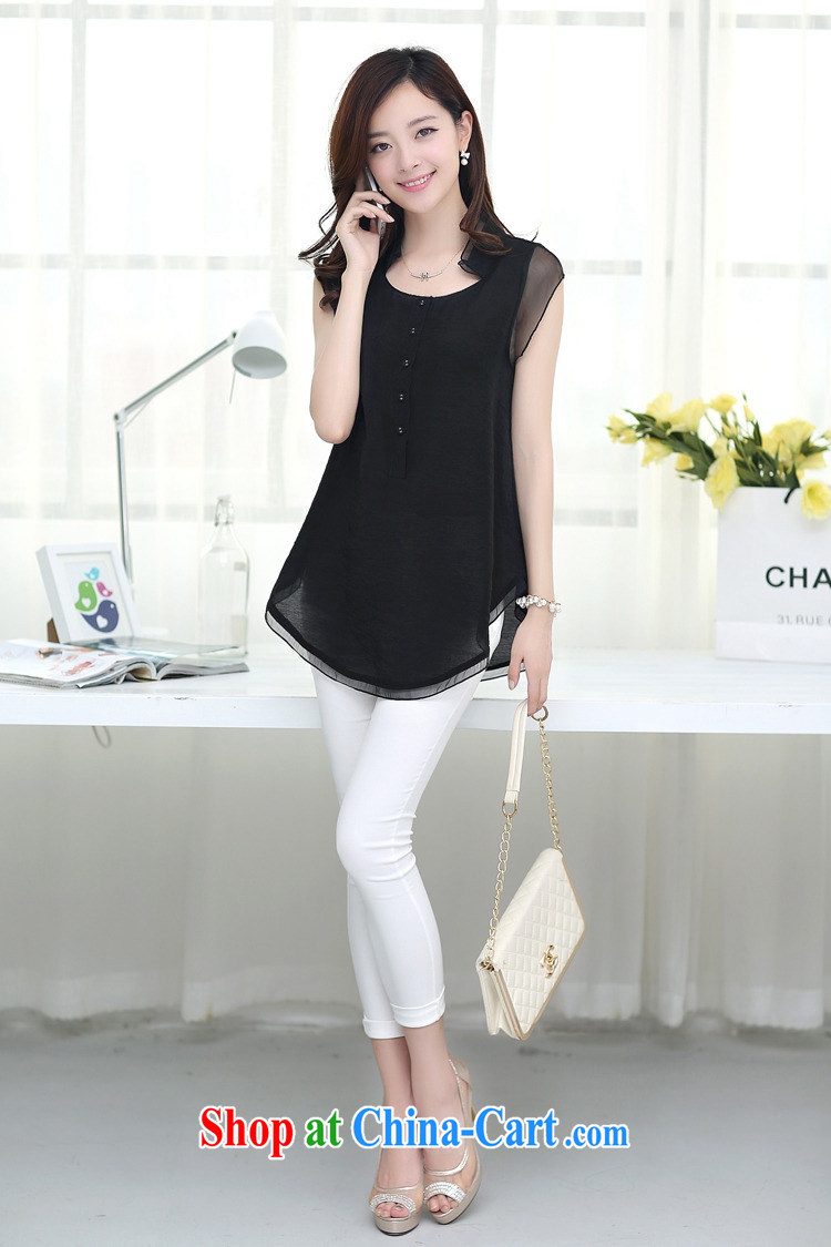 Still it is summer 2015 Korean Lace Embroidery short sleeve large, female fat MM snow woven shirts female Y 5374 black M pictures, price, brand platters! Elections are good character, the national distribution, so why buy now enjoy more preferential! Health