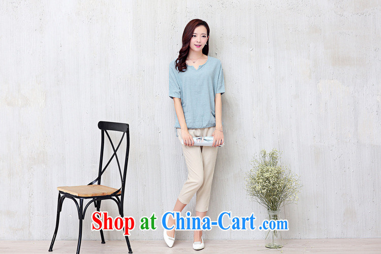 The Ju-Yee Nga 2015 summer maximum code female 7 pants + cotton Ma T-shirt short-sleeved shirt T Leisure package YJ 0282 red XXL pictures, price, brand platters! Elections are good character, the national distribution, so why buy now enjoy more preferential! Health