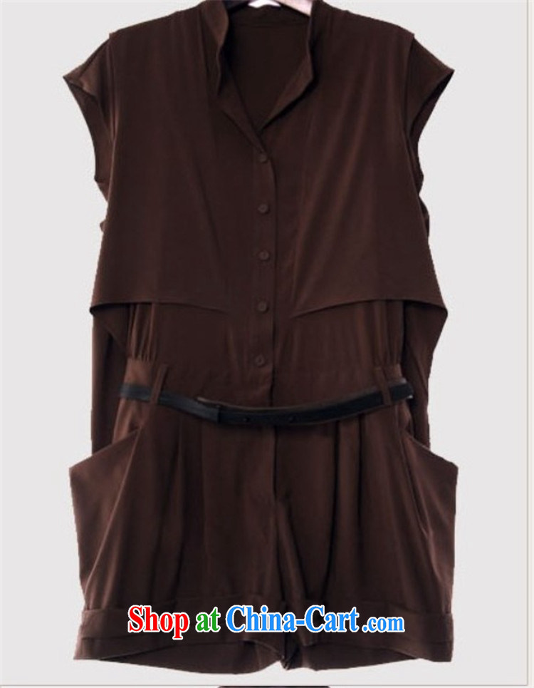Tony Blair, in Dili, 2015 European site summer new loose-pants large, high-waist graphics thin short-sleeved dress-pants shorts 8079 brown XXXXL pictures, price, brand platters! Elections are good character, the national distribution, so why buy now enjoy more preferential! Health