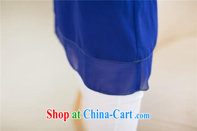 ZZ &FF 2015 summer new, larger female lace stitching leave two snow woven shirts female XFS 086 blue XXXXL pictures, price, brand platters! Elections are good character, the national distribution, so why buy now enjoy more preferential! Health