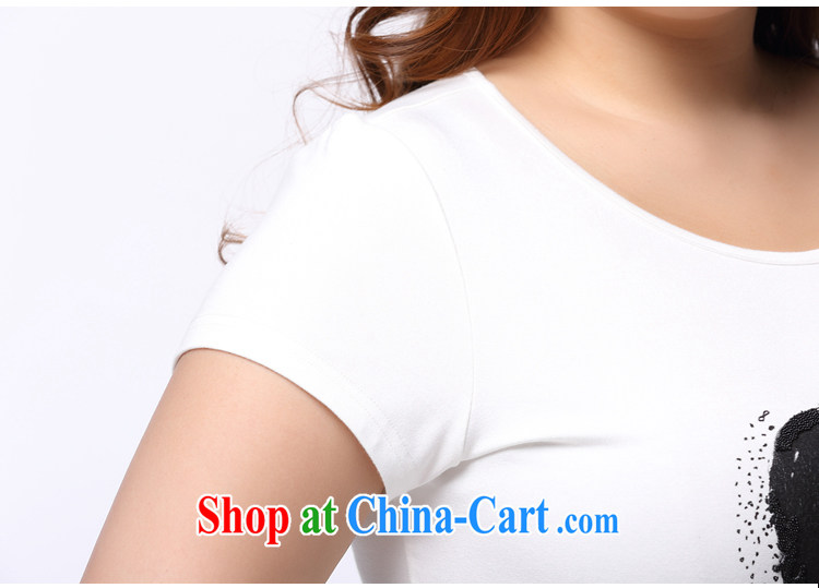 The Erez mark 2015 new, thick mm maximum code female short-sleeved T shirt Korean fat people dress and indeed increase solid T-shirt summer 1158 white XXXL (recommendations of chest 126 cm left and right) pictures, price, brand platters! Elections are good character, the national distribution, so why buy now enjoy more preferential! Health