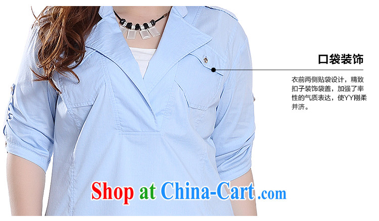 Slim LI Sau 2015 summer new, larger female V lapel leisure beauty shirt Q 8622 black 4XL pictures, price, brand platters! Elections are good character, the national distribution, so why buy now enjoy more preferential! Health