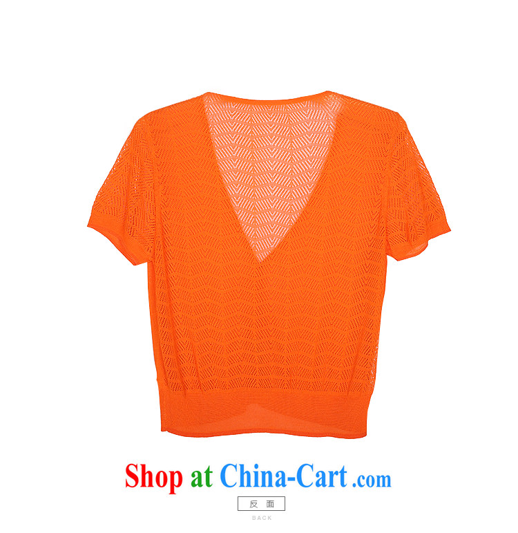 Slim LI Sau 2015 summer new, larger female candy colored language empty stretch out a small shirt short-sleeved light ultra 100 on the T-shirt Q 5005 orange 3 XL pictures, price, brand platters! Elections are good character, the national distribution, so why buy now enjoy more preferential! Health