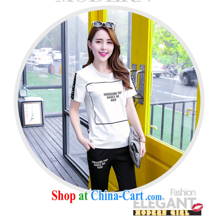 9 months female * 2015 summer new women's clothing stylish 100 ground short-sleeved T shirts 7 pants sport and leisure package 0222880858 black XL pictures, price, brand platters! Elections are good character, the national distribution, so why buy now enjoy more preferential! Health