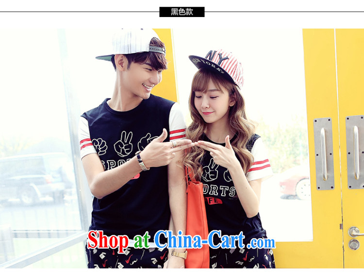 Couples with summer 2015 new Korean couples short sleeved shirt T female college wind solid T-shirt T-shirt white XXXL pictures, price, brand platters! Elections are good character, the national distribution, so why buy now enjoy more preferential! Health