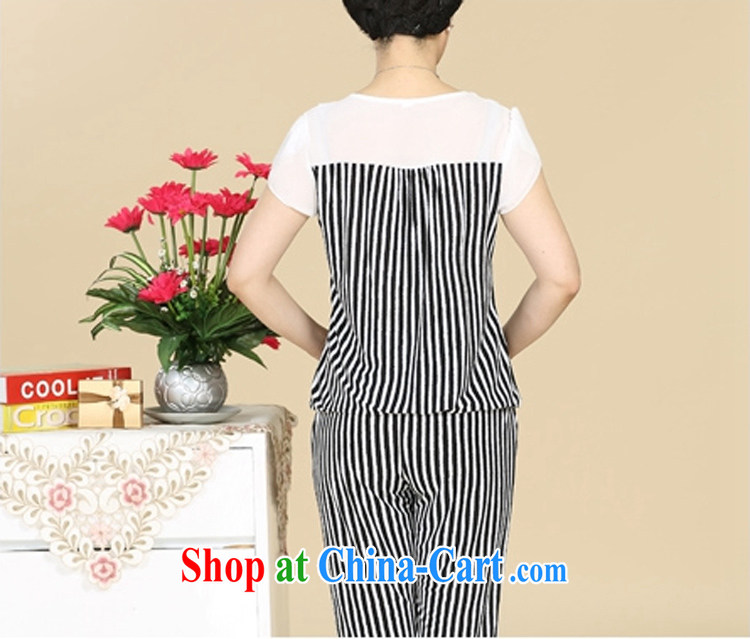 Middle-aged and older Summer Package two-piece snow woven shirts larger female middle-aged short-sleeved mother with milk, 7 pants 4 streaks XL pictures, price, brand platters! Elections are good character, the national distribution, so why buy now enjoy more preferential! Health