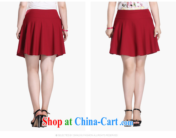 Slim LI Sau 2015 summer new, larger female comfort waist Korean micro-pop-up solid color A Field short skirts half skirt Q 7897 wine red 32 pictures, price, brand platters! Elections are good character, the national distribution, so why buy now enjoy more preferential! Health