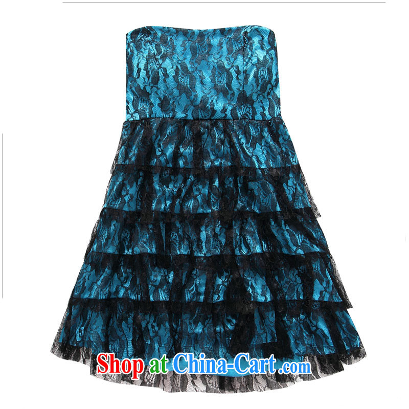 618 the urges the Taliban, summer 2015 new, larger female thick sister graphics thin sexy night dress show off chest lace Princess straps dress skirt blue XL recommendations 110 - 130 jack, the Lai, shopping on the Internet