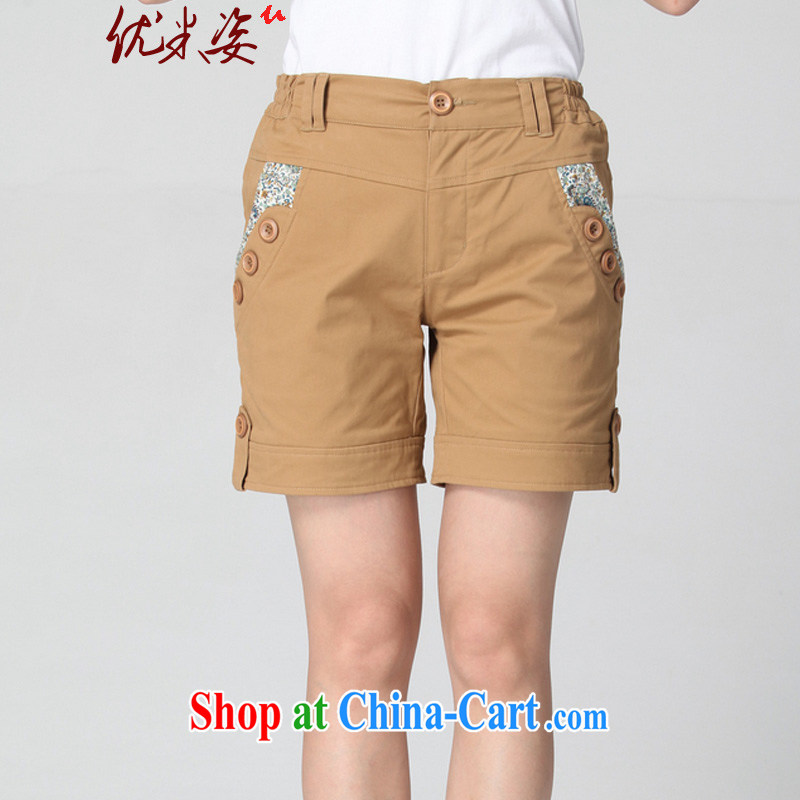 Optimize m Beauty Package Mail Delivery 2015 new Korean shorts girls summer the code shorts hot pants thick mm video thin shorts khaki 5 XL