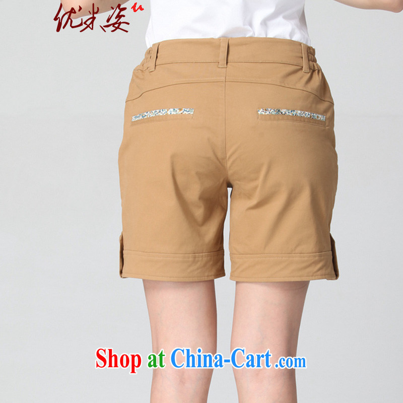 Optimize m Beauty Package Mail Delivery 2015 new Korean shorts girls summer the code shorts hot pants thick mm video thin shorts khaki 5 XL, optimize M (Umizi), online shopping