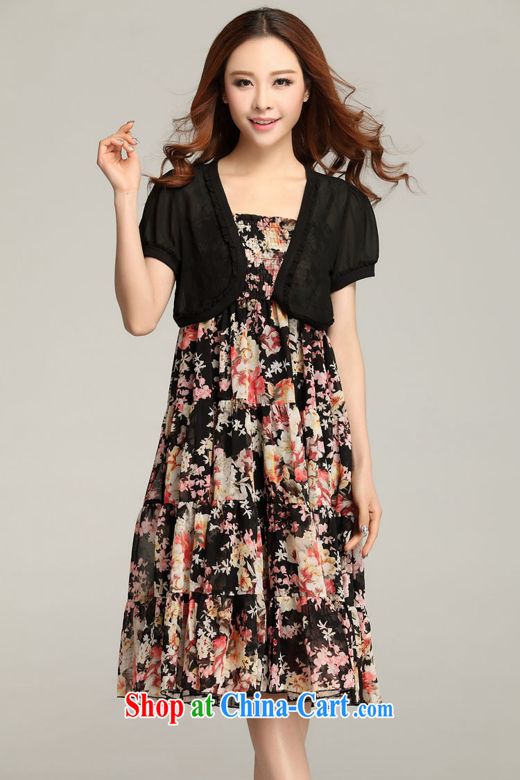The 2015 new summer is the XL female snow woven small jacket bohemian GALLUS DRESS short-sleeve floral, long beach skirts dresses black XXL approximately 140 - 155 Jack pictures, price, brand platters! Elections are good character, the national distribution, so why buy now enjoy more preferential! Health
