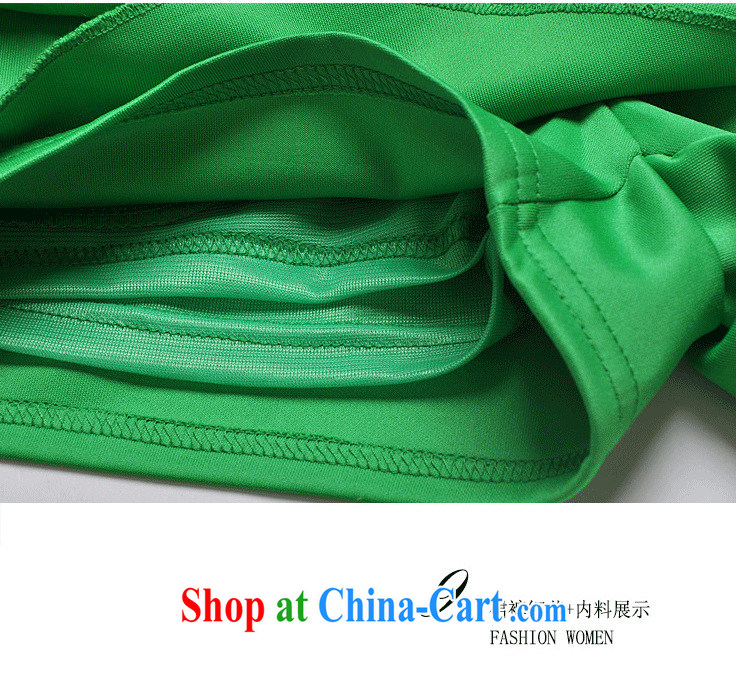 Leong Che-hung Tai Spring Summer 2015 in Europe and indeed the XL female thick mm sister short-sleeved short skirts trousers two piece set with 9076 green 3 XL pictures, price, brand platters! Elections are good character, the national distribution, so why buy now enjoy more preferential! Health