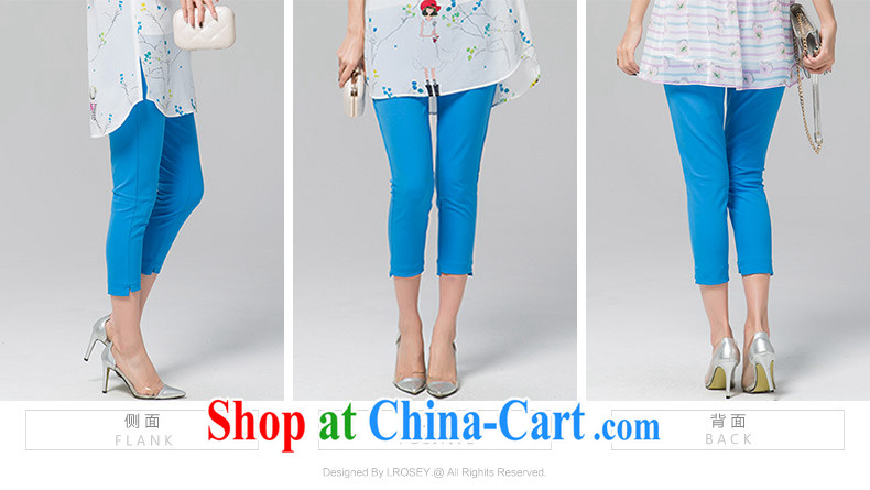 blue if the water increase, female 2015 summer new pants thick MM castor pants stretch the code 7 pants female large blue code XL pictures, price, brand platters! Elections are good character, the national distribution, so why buy now enjoy more preferential! Health