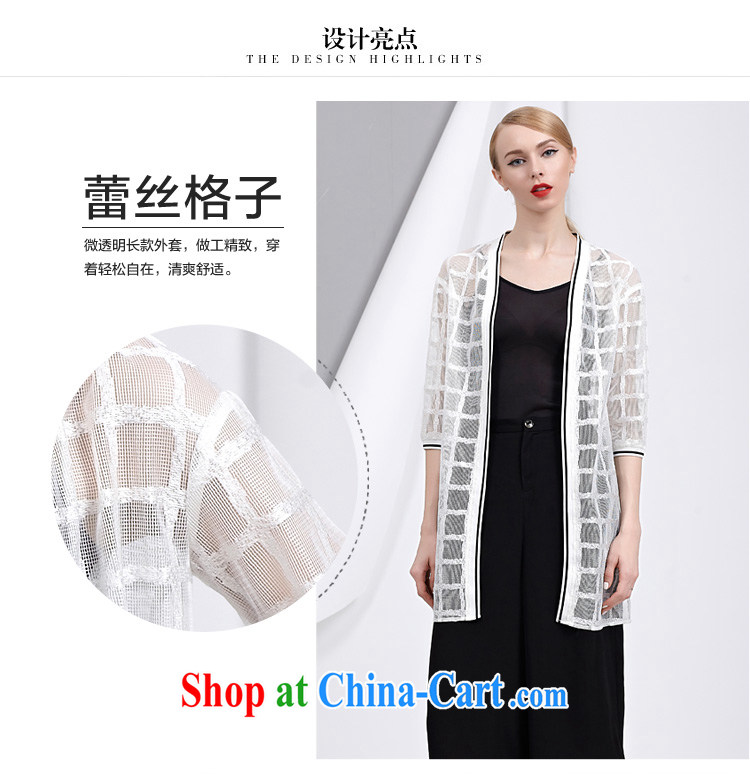 cheer for summer 2015 new products, female OL lace tartan 5 cuff video slim jacket, sunscreen shirts 2811 white 3XL pictures, price, brand platters! Elections are good character, the national distribution, so why buy now enjoy more preferential! Health