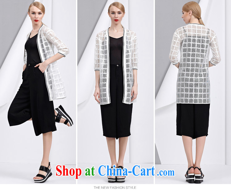 cheer for summer 2015 new products, female OL lace tartan 5 cuff video slim jacket, sunscreen shirts 2811 white 3XL pictures, price, brand platters! Elections are good character, the national distribution, so why buy now enjoy more preferential! Health