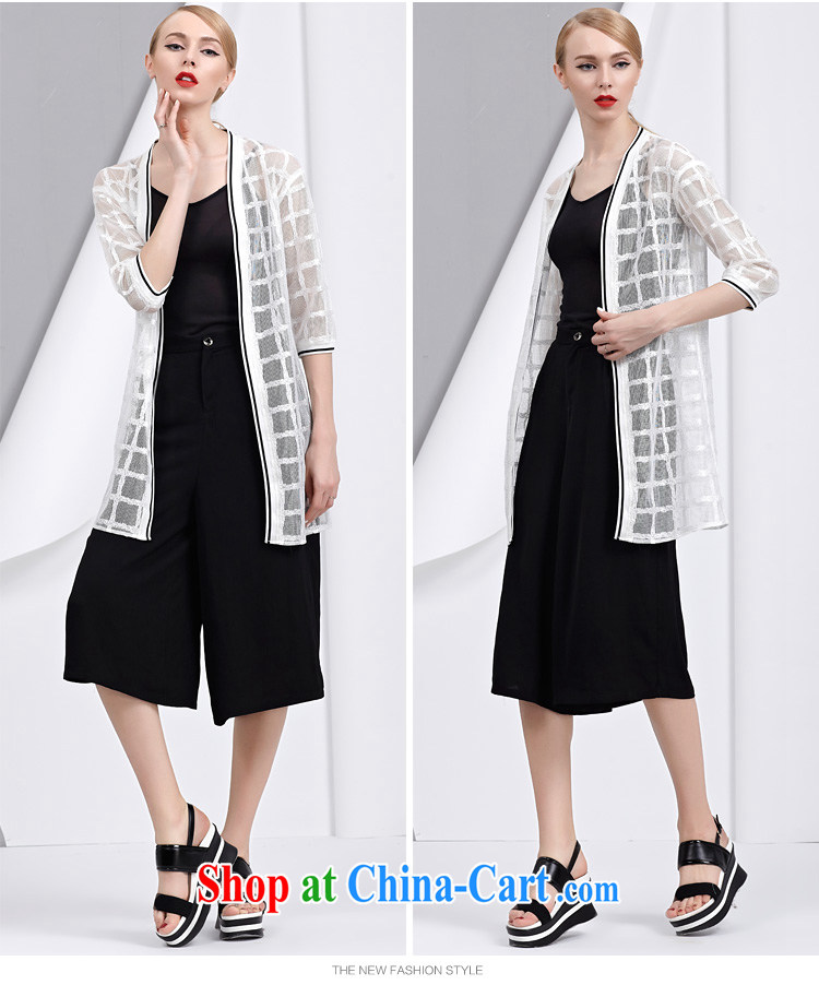 cheer for summer 2015 new products, female OL lace tartan 5 cuff video slim jacket, sunscreen shirts 2811 white 3XL pictures, price, brand platters! Elections are good character, the national distribution, so why buy now enjoy more preferential! Health