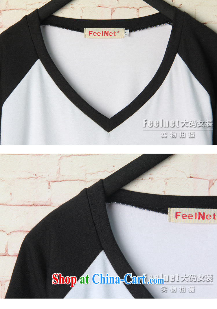 feelnet Korean version 2015 summer new, thick sister XL female loose, long, short-sleeved shirt T 1542 black 48 - 80 recommendations - 130 kg pictures, price, brand platters! Elections are good character, the national distribution, so why buy now enjoy more preferential! Health