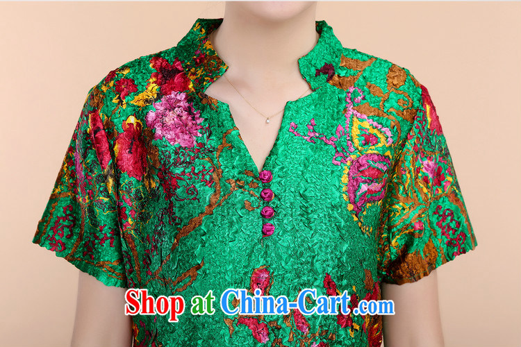 2015 HAOSIJIE new summer middle-aged and older female MOM jackets middle-aged The Netherlands stamp leisure women T-shirt 1006 green XXXL pictures, price, brand platters! Elections are good character, the national distribution, so why buy now enjoy more preferential! Health