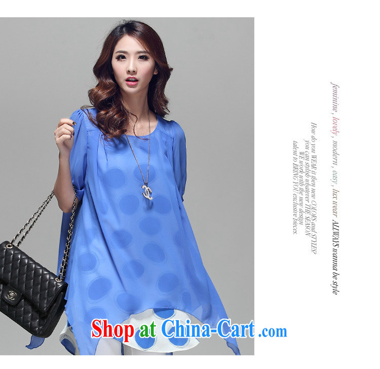 The recall-hee 2015 summer new, larger female thick mm short-sleeve loose, long dress 0074 blue XXXL recommendations 150 - 170 Jack pictures, price, brand platters! Elections are good character, the national distribution, so why buy now enjoy more preferential! Health