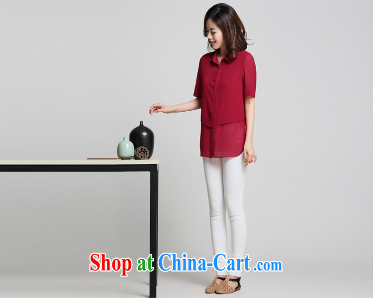 If the Criminal Code female snow woven shirts thick mm loose video thin summer leave of two parts, long, short-sleeved shirt T-shirt hidden cyan M pictures, price, brand platters! Elections are good character, the national distribution, so why buy now enjoy more preferential! Health