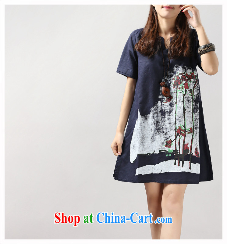 Poet, summer 2015 new large, loose video thin female cotton Ma arts 100 solid ground shirt, long, linen painting Female short-sleeved shirt T Kang yellow XL pictures, price, brand platters! Elections are good character, the national distribution, so why buy now enjoy more preferential! Health
