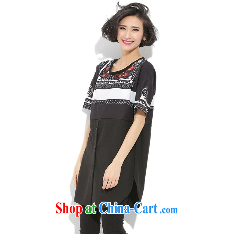 Director of the Advisory Committee the European site, the Female Tiger stamp duty, long, short-sleeved snow woven T-shirt T-shirt Dress Shirt shirt thick M Fashion black relaxed, code, and made the Advisory Committee (mmys), online shopping