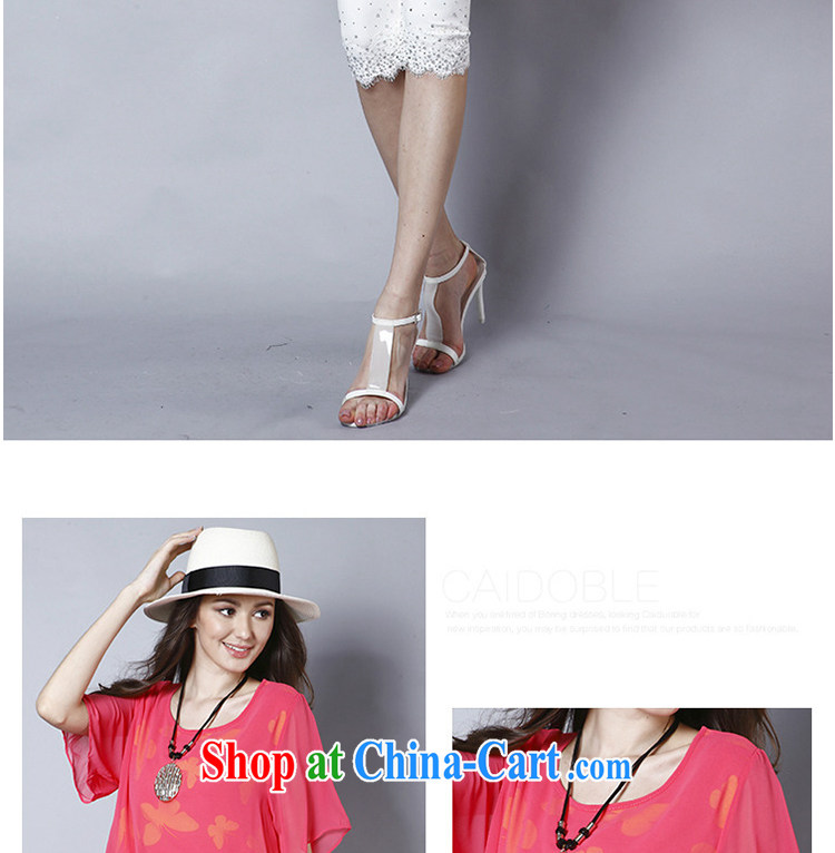 Replace-ting zhuangting Europe 2015 summer new, larger female butterfly stamp short sleeve loose snow woven dresses 8222 black XL pictures, price, brand platters! Elections are good character, the national distribution, so why buy now enjoy more preferential! Health