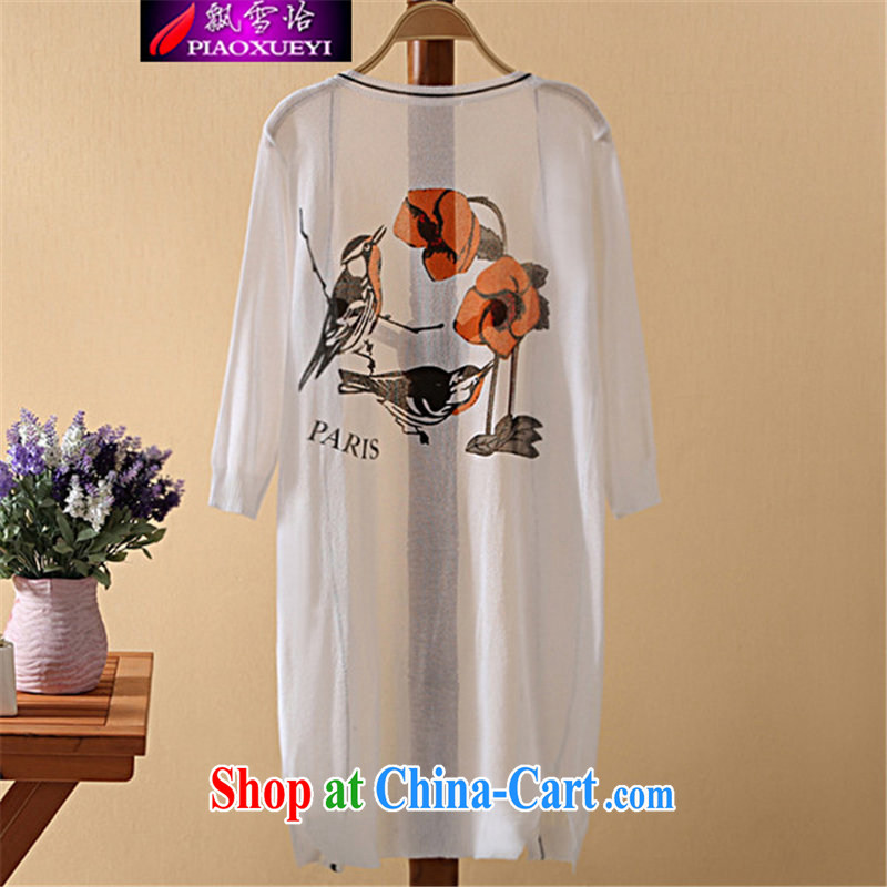 Snow Yee 2015 summer new, large, thick MM 100 ground, long cardigan sunscreen clothing and air-conditioning T-shirt icon color the code are code, snow Selina Chow (piaoxueyi), and, on-line shopping