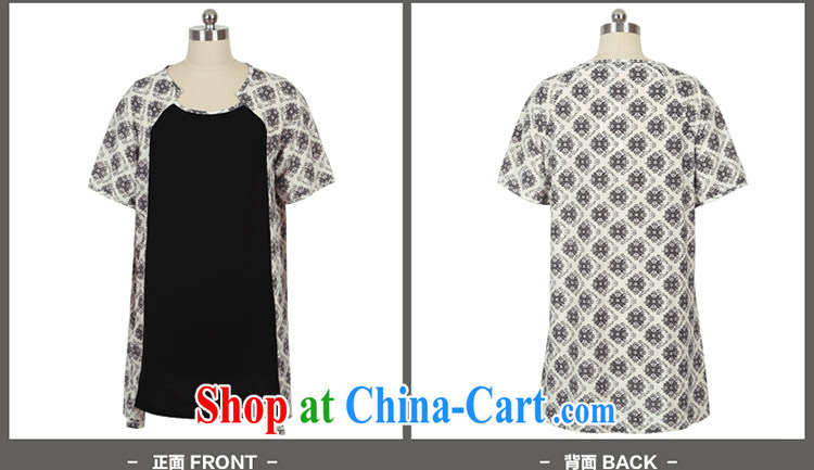 Director of 2015 summer new XL women mm thick Korean fashion stamp short-sleeved garment graphics thin, 2806 Black Large Number 3 XL 160 Jack left and right pictures, price, brand platters! Elections are good character, the national distribution, so why buy now enjoy more preferential! Health