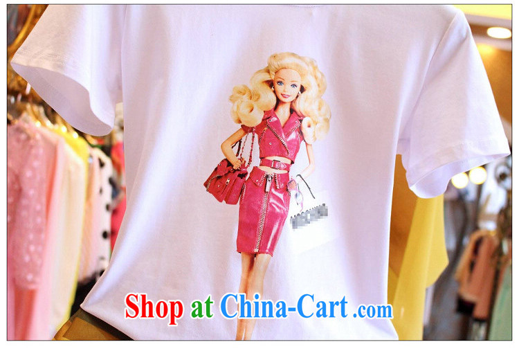 Purple long-sun Korean summer new, two-piece and indeed increase, female fat mm cartoon short-sleeved T shirt T-shirt + Rainbow striped short pants 7249 #5 XL 180 - 200 Jack left and right pictures, price, brand platters! Elections are good character, the national distribution, so why buy now enjoy more preferential! Health