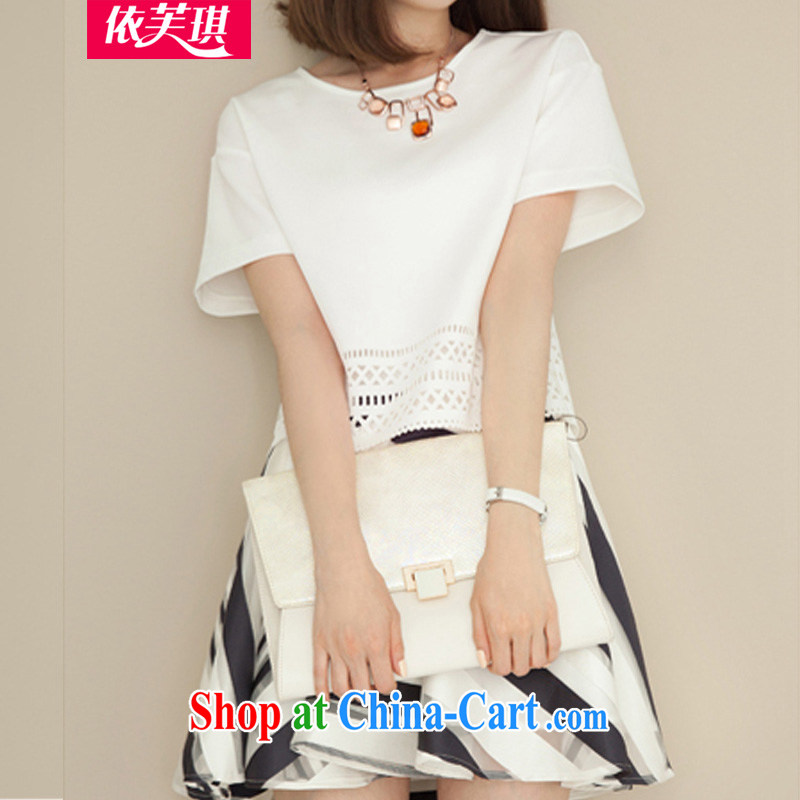 To be Angel thick MM 2015 body skirt XL long Summer Snow woven shirts Web yarn two-piece dresses 5851 white XXL
